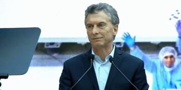 El presidente Mauricio Macri