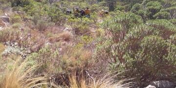 El rescate al mochilero