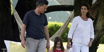 Macri y su familia en Córdoba\u002E