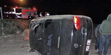 Accidente múltiple cerca del acceso a Rawson\u002E
