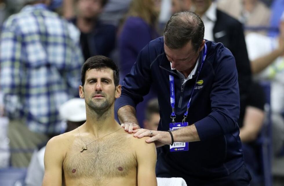 El primer mensaje de Novak Djokovic luego de la lesión en su hombro