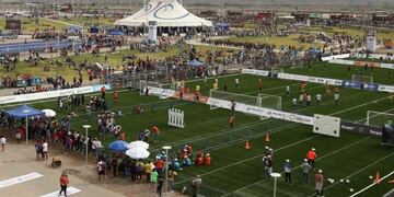 El complejo fue usado por primera vez en febrero pasado para la Fiesta Nacional del Sol\u002E Luego, el 4 de mayo, con el lanzamiento de Yo Amo Mi Club\u002E