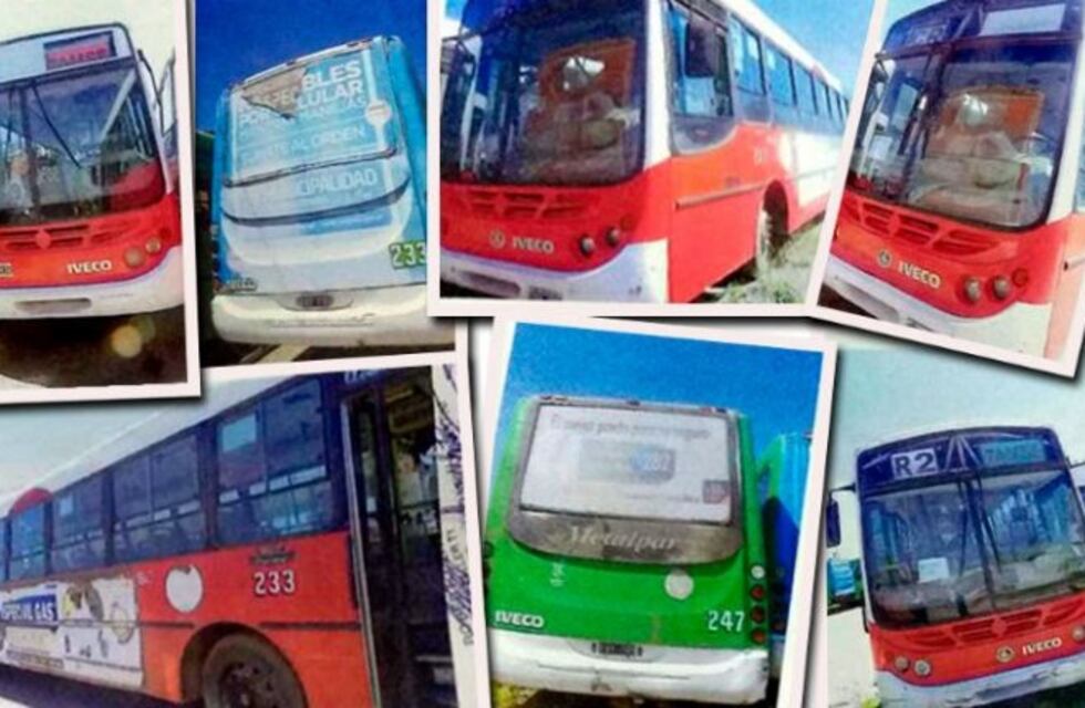 Subastarán electrónicamente colectivos que fueron desafectados del servicio de transporte público