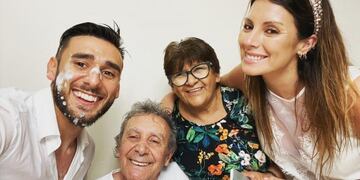 Toto Salvio y su familia (Instagram)