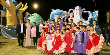 El gobernador acompañó las actividades que se realizaron en el marco del aniversario de la localidad\u002E (Prensa Gobierno del Chaco)