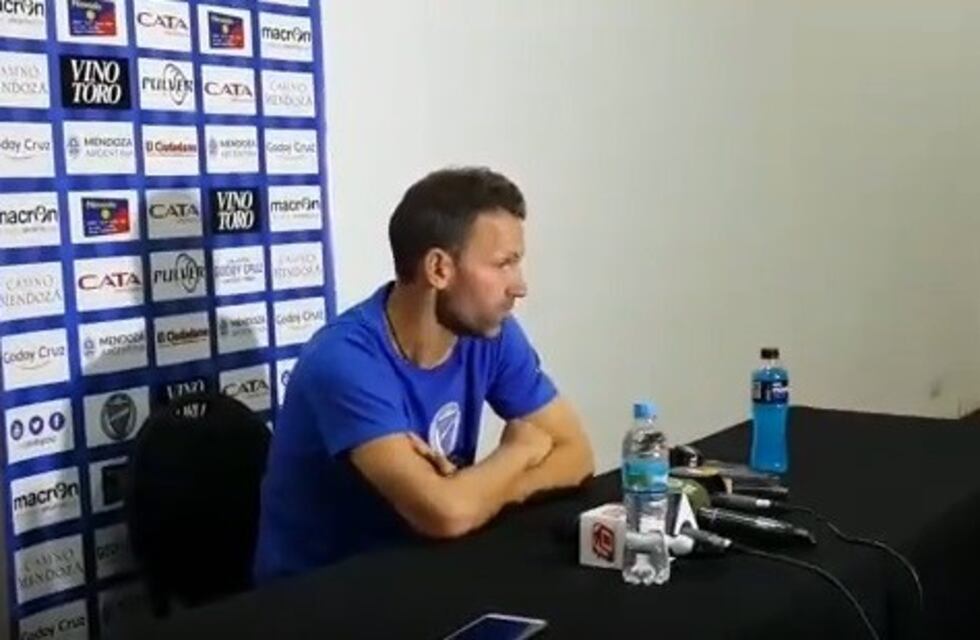 El técnico Bernardi: "Godoy Cruz necesita ganar"