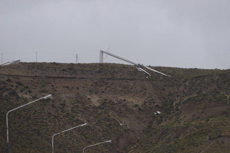 La caída alertó sobre el peligro.