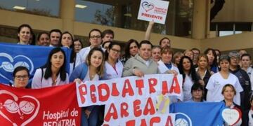 Misiones: protesta de médicos y enfermeras en el Hospital de Pediatría de Posadas\u002E (Guerrero)