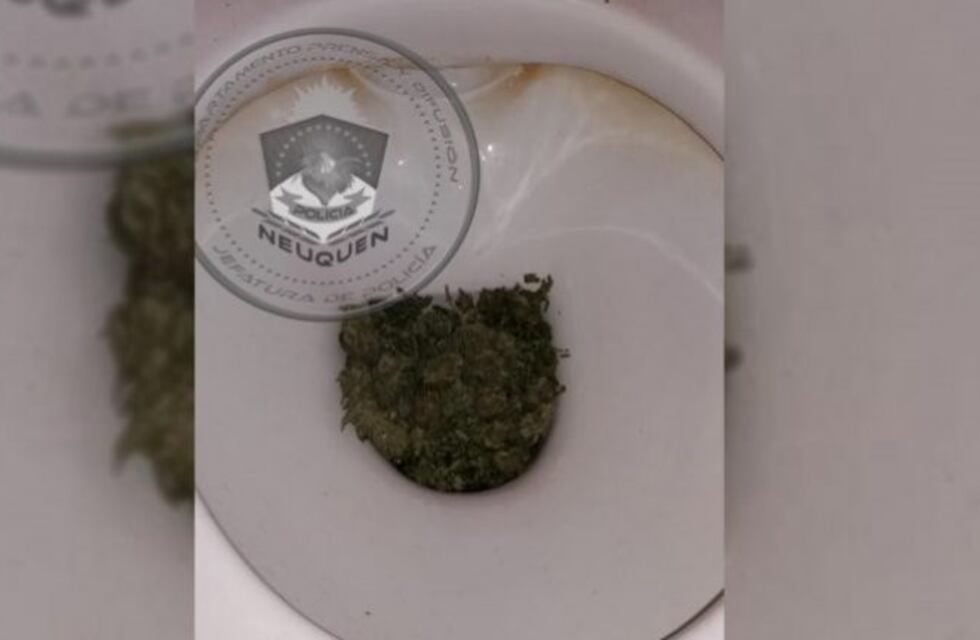 Por evitar ir preso, tiró la droga por el inodoro y lo tapó