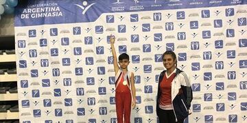 Uno de los gimnastas del club capitalino que trajo medallas\u002E (Prensa Club Regatas)