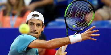 Guido Pella debutó con un triunfo en el US Open\u002E Foto: AFP\u002E