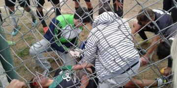 En Las Flores se vivió una situación dramática por el golpe que sufrió Toledo\u002E