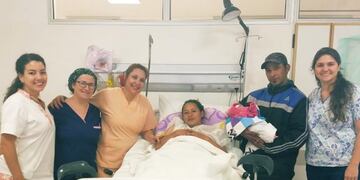 Lucia Castro, la joven que dio a luz en el hospital Iturraspe\u002E (@josegraells)