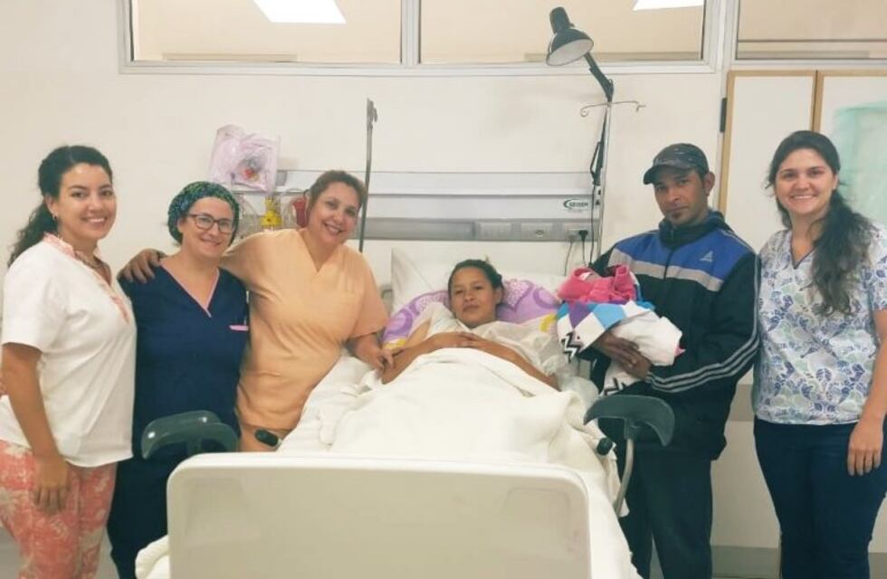 Quedó inaugurado: nació Sabrina, la primera bebé del nuevo hospital Iturraspe