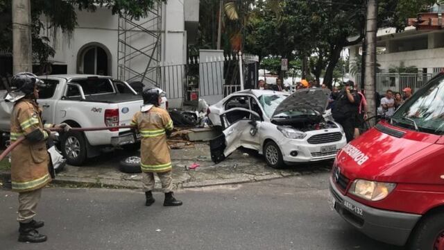 Dos turistas argentinos fallecieron en un choque fatal en Río de Janeiro\u002E