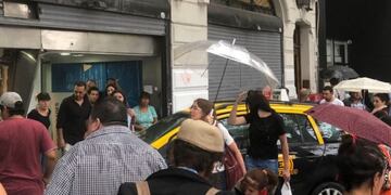 Accidente en Av\u002E Rivadavia\u002E (Twitter)