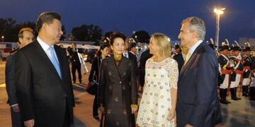 El gobernador Morales recibió al presidente Xi Jingpin