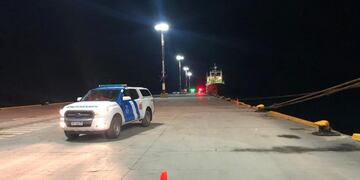 Covid -19 en el un Buque en el Puerto de Ushuaia