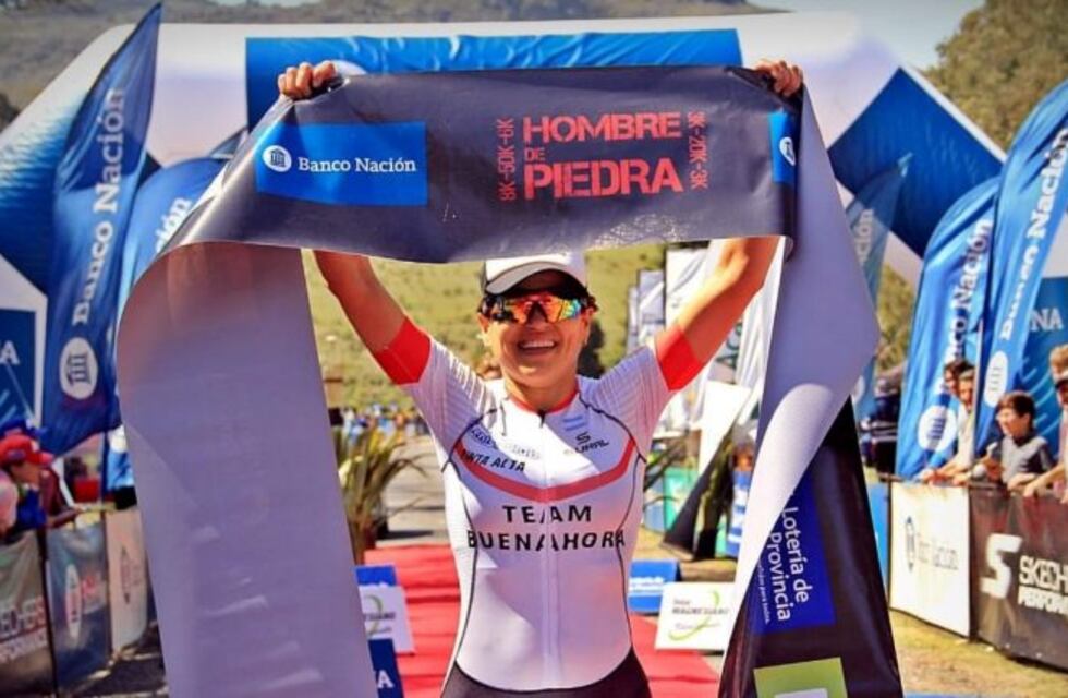 Notable triunfo de Natalia Coria en el Duatlón "Hombre de Piedra"