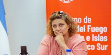 Ministra de Producción y Ambiente de la Provincia de Tierra del Fuego, Sonia Castiglione.