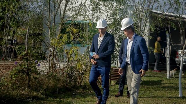 Enrique Cresto - ENHOSA - visitó Gualeguaychú donde se inició con el programa ARGENTINA HACE\nCrédito: MDG