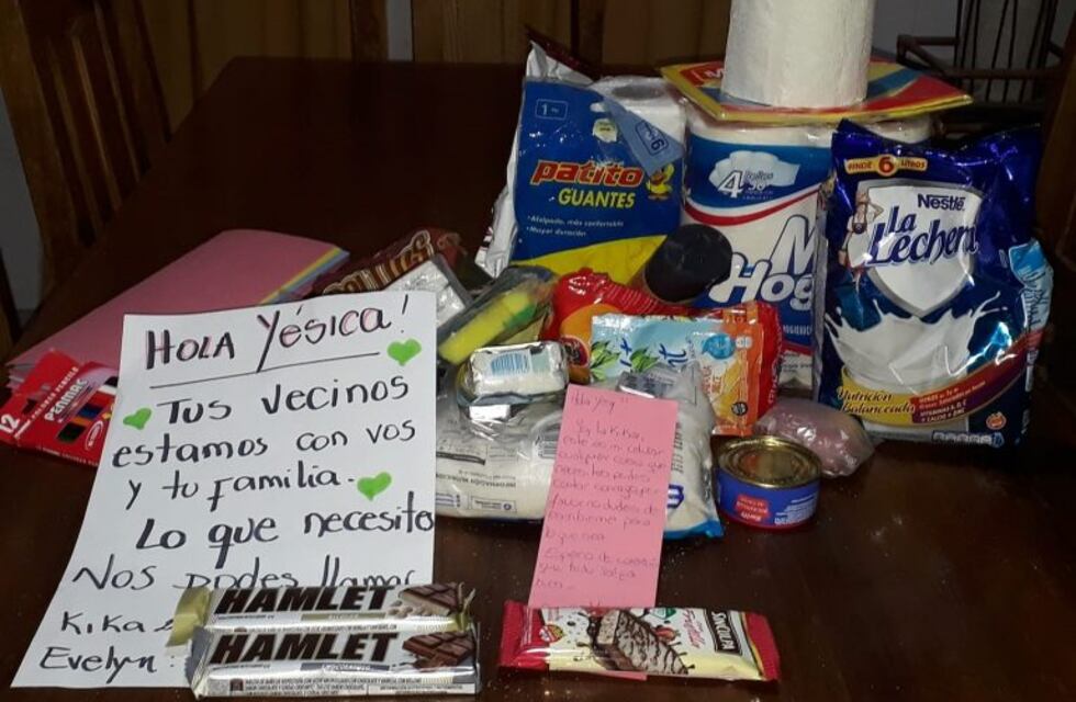 Una enfermera mendocina tuvo que aislarse y sus vecinos le brindaron su apoyo