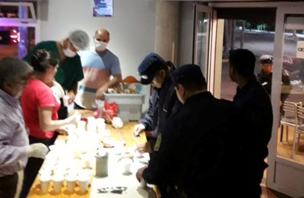 Comerciantes de General Güemes se unieron para alimentar a bomberos, policías y médicos