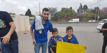 La llegada de Boca a Córdoba