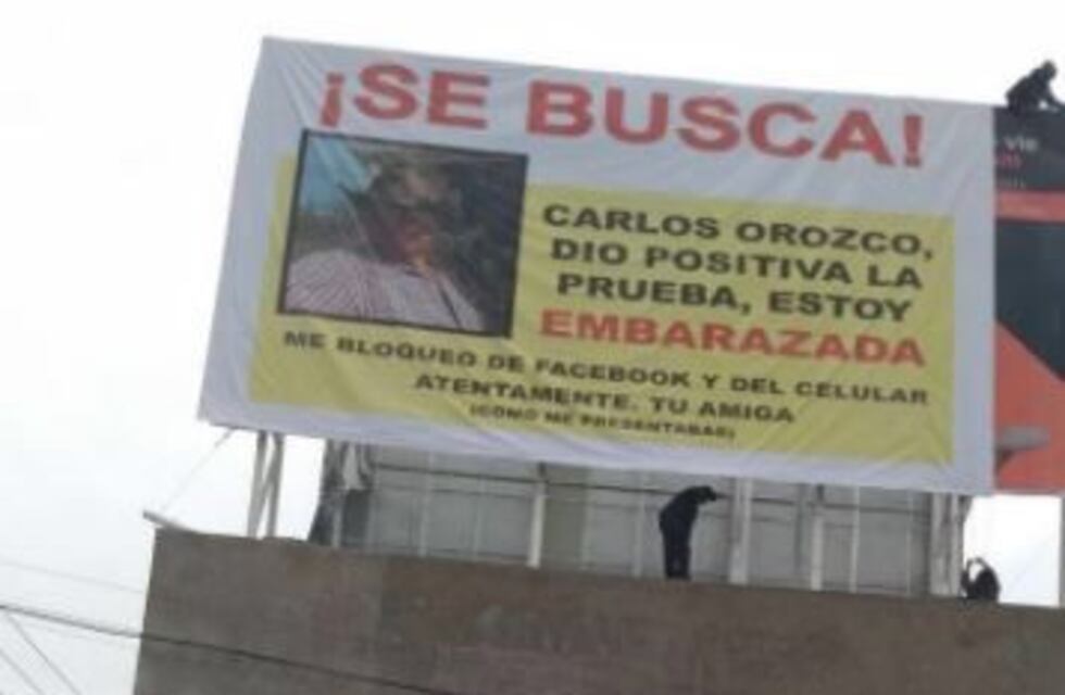 Quedó embarazada y puso un cartel para encontrar al padre de su hijo