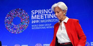 Christine Lagarde se aleja del FMI y para asumir al frente del Banco Central Europeo\u002E (AFP)