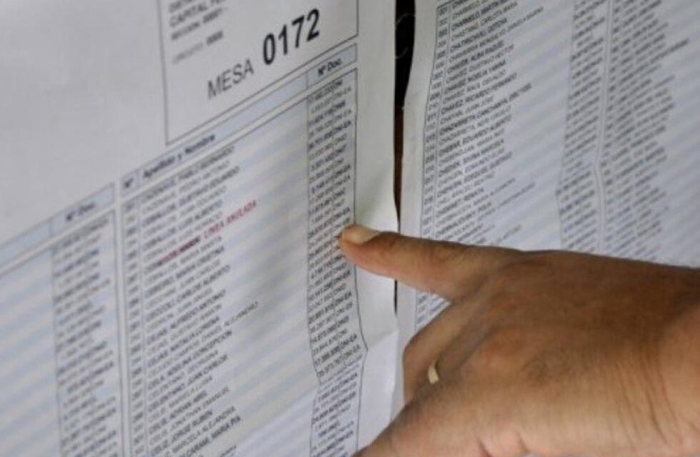 ¿No sabes dónde votas? Consultá el padrón acá