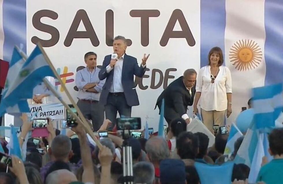 Macri en Salta: "Los miro a los ojos y veo la convicción, la fuerza, las ganas y el orgullo"