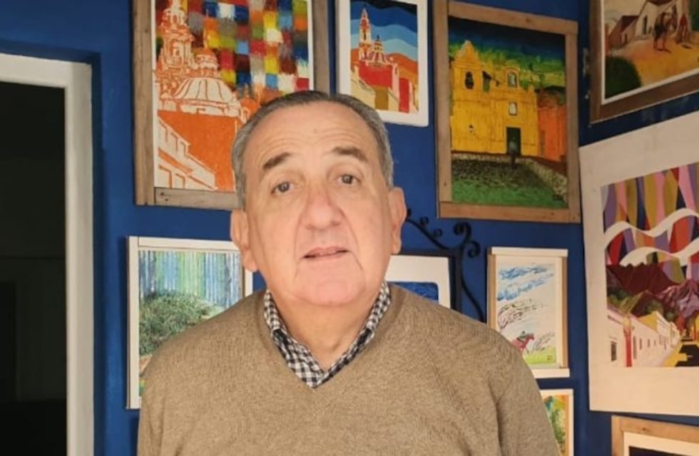 Artista salteño pintó paisajes locales durante la cuarentena