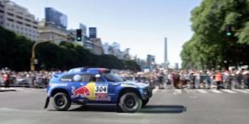 El Dakar 2017 culminaru00e1 en la Ciudad de Buenos Aires. AFP PHOTO / Maxi Failla