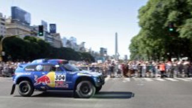 El Dakar 2017 culminaru00e1 en la Ciudad de Buenos Aires. AFP PHOTO / Maxi Failla