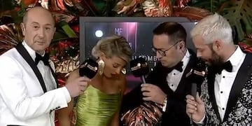 Sol Pérez en la alfombra roja de los Martín Fierro de Oro (Instagram)