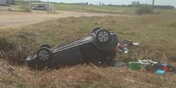 Accidente Ruta Provincial Nº 20\nCrédito: FMRiel