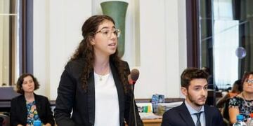 Dos estudiantes de la UBA son los "campeones del mundo" en Derechos Humanos