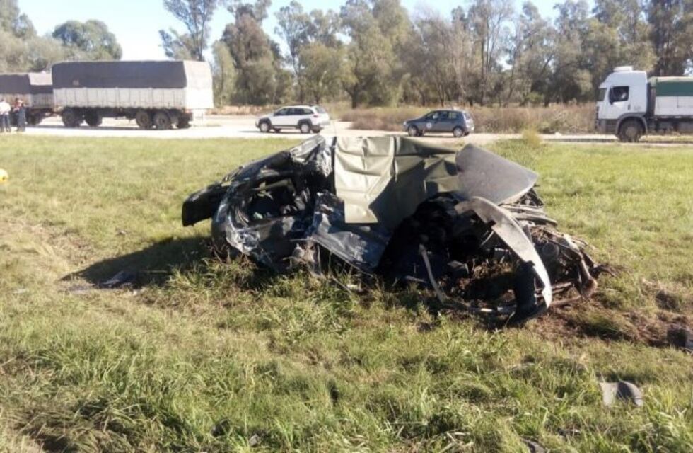 Otro muerto en la ruta 8 por colisión frontal, cerca de Holmberg