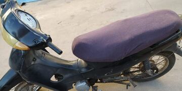 Moto secuestrada en Arroyito