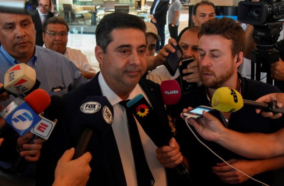 Angelici: "Si tenemos que ir al TAS, lo vamos a hacer"