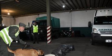 Secuestro de droga en Córdoba por parte de Gendarmería que derivó en la desactivación de dos búnkers de fraccionamiento\u002E (Prensa Gendarmería)