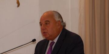 El presidente de la Corte Suprema de Santa Fe, Rafael Gutiérrez\u002E (Poder Judicial de Santa Fe)