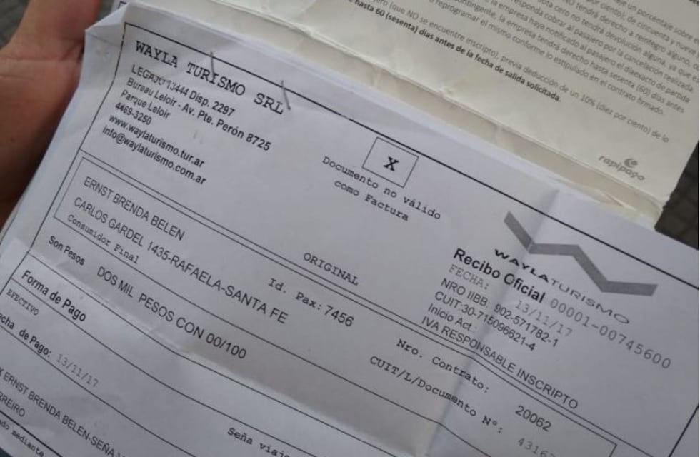 Cuatro estudiantes rafaelinos estafados por una empresa de turismo