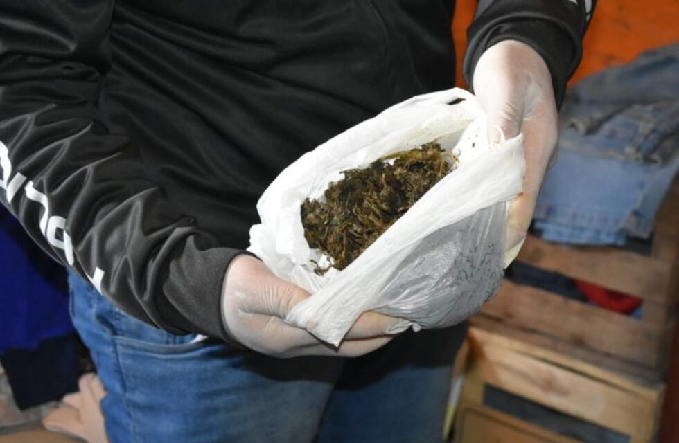 Dos detenidos con marihuana en un operativo de control