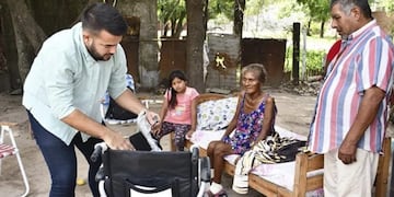 Apoyo para los discapacitados en el interior del Chaco\u002E (Web)\u002E