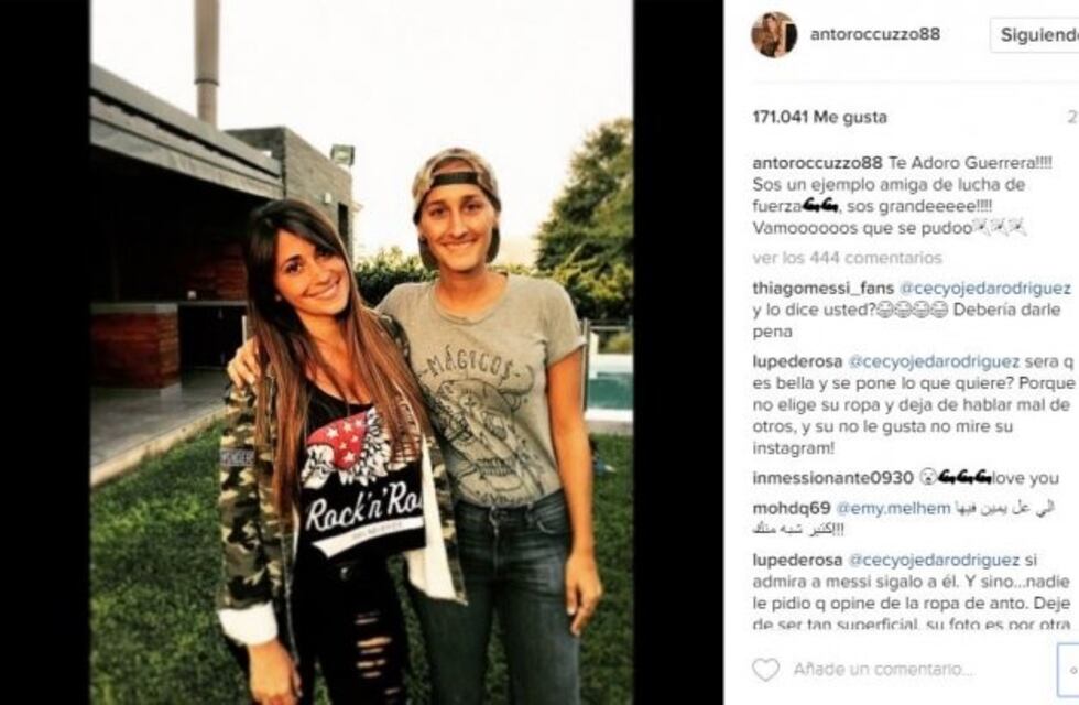 El emotivo mensaje de Antonella Roccuzzo una amiga por su lucha contra una dura enfermedad