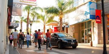 Peatonal Gualeguaychú\nCrédito: Web