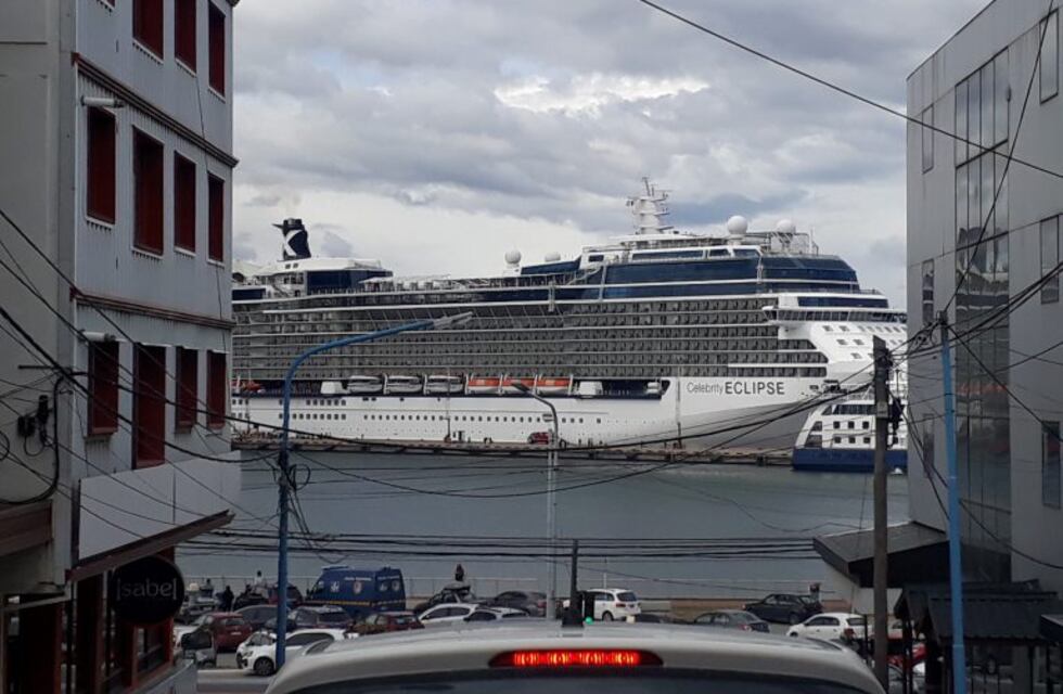 Gigante del mar otra vez visitó Ushuaia