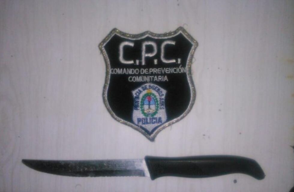 Un menor armado causó disturbios en la vía pública y fue detenido